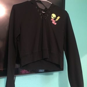 Cropped hoodie